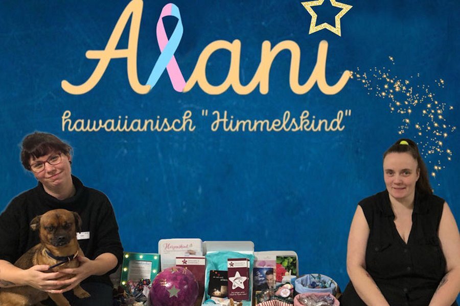 Elke mit Hund Loki und Katrin-Katarjna
