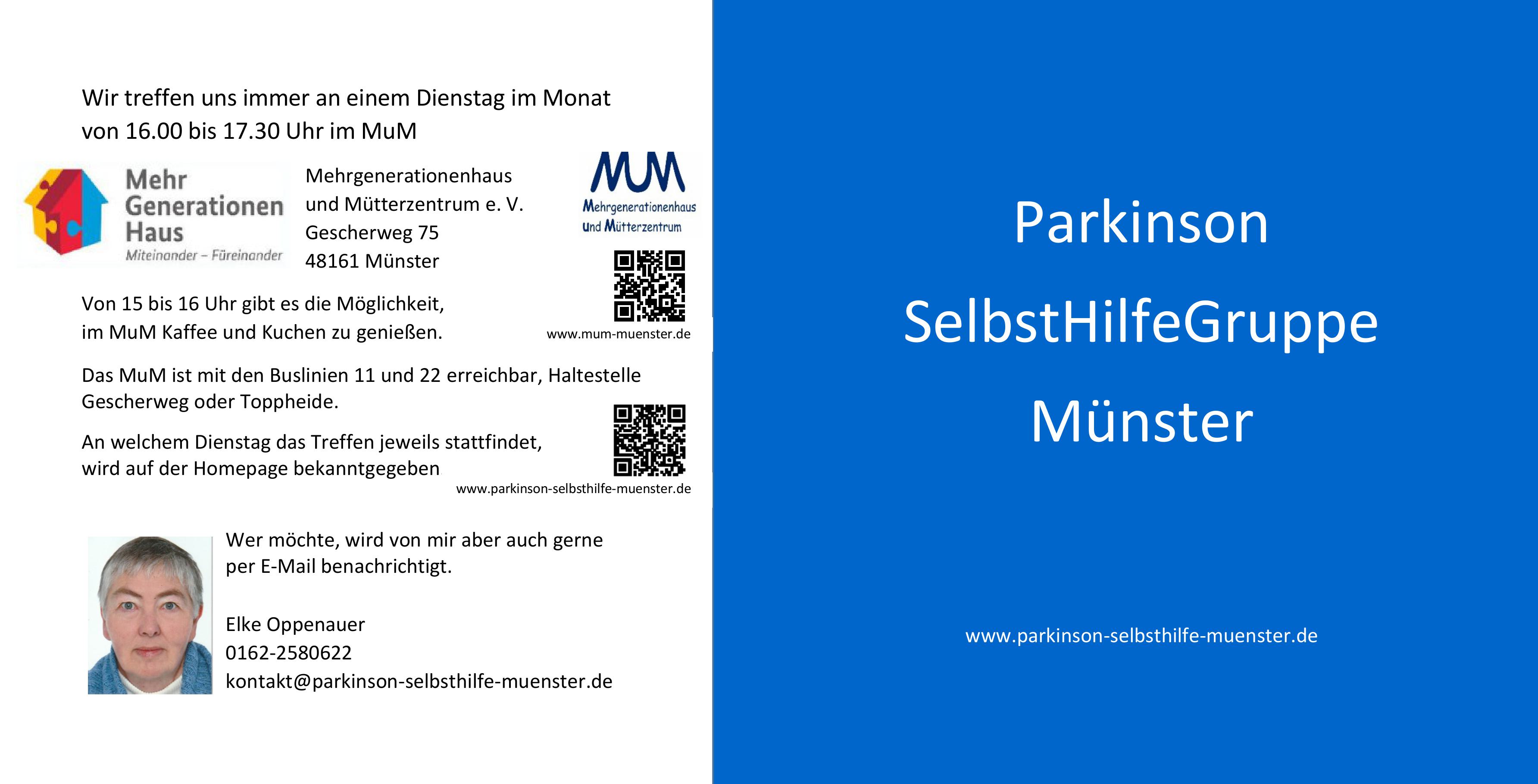 Von 15 bis 16 Uhr gibt es die Möglichkeit,  im MuM Kaffee und Kuchen zu genießen.  Das MuM ist mit den Buslinien 11 und 22 erreichbar, Haltestelle  Gescherweg oder Toppheide.  An welchem Dienstag das Treffen jeweils stattfindet,  wird auf der Homepage bekanntgegeben. 